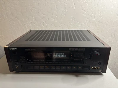 Vintage SONY STR-GX99ES RECEIVER With Wood Panels No Remote For Parts READ - Image 1 of 4