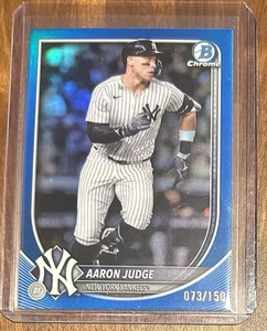 2025 Bowman Chrome - Aaron Judge #99 - Blue Geometric Refractor /150 - Yankees - Bild 1 von 1