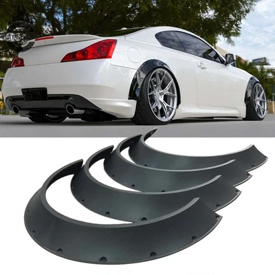 For Infiniti G35 G37 4x CONCAVE Fender Flares 4" Widebody Bolt-On Wheel Arches Foto 1 de 4