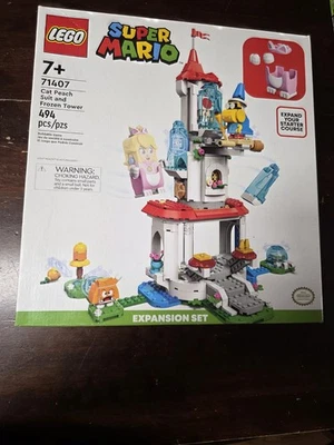 LEGO Super Mario: Traje de Melocotón Gato y Torre Congelada (71407) Icónico  Foto 1 de 4