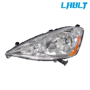 LABLT Driver Side Chrome Halogen Headlights Assy For 2009-2011 Honda FIT w/Sport - Picture 1 of 8