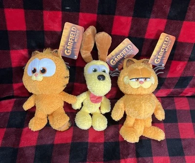 [Nuevo/2024/Película Garfield/Juego de peluche/8""] Baby Garfield y ODIE y Garfield clásico  Foto 1 de 4