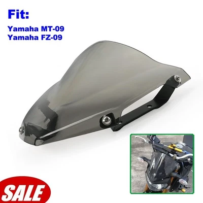 For 2014-2016 Yamaha FZ-09 MT-09 Front Windscreen Guard Wind Shield Screen Cover Foto 1 de 4