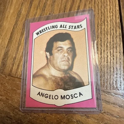 1982 Wrestling All-Stars Series A Angelo Mosca #19 Rookie RC - Image 1 of 2
