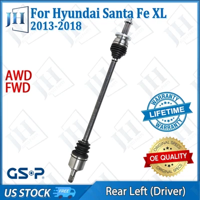 Eje CV conductor trasero izquierdo original para Hyundai Santa Fe XL 2013-2018 tracción delantera AWD Foto 1 de 4