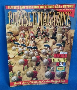 playset magazine #56 Britains Herald Trojans, Marx training center bag + Lone R - Picture 1 of 3
