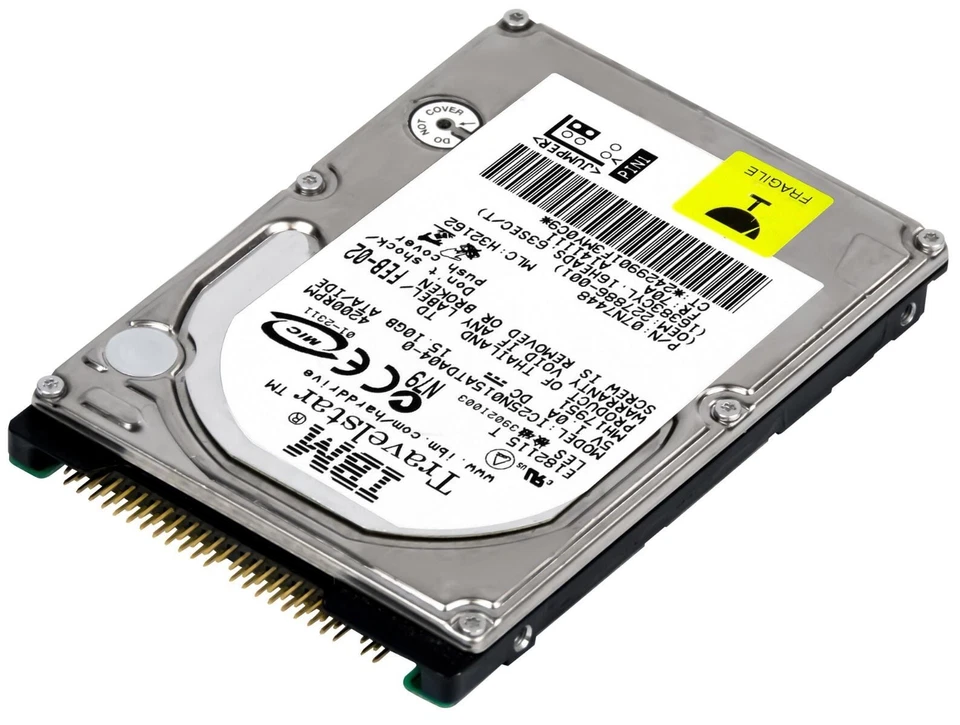 Ibm Travelstar 07n7448 Ic25n015atda04-0 15gb 4200rpm Ata Ide 512kb 2.5" Inch - Image 1 of 3