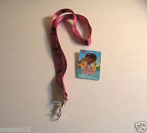 Disney Doc McStuffins Lanyard Pink Doc And Lambie 18 Inch NEW - Picture 1 of 3