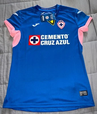 Camiseta deportiva Club Deportivo Cruz Azul auténtica Joma local para mujer 2019 FEMENIL Foto 1 de 4