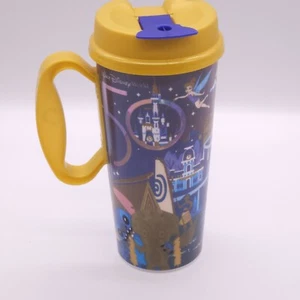 Walt Disney World 50th Anniversary Resort Mug Cup Mickey Donald Stitch - Picture 1 of 5