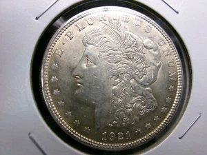 1921-P Morgan Silver Dollar - USMB21P0 - Picture 1 of 2