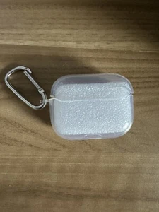 For Apple AirPods Pro Clear Silicon TPU Case/Cover + Key Chain - Picture 1 of 1