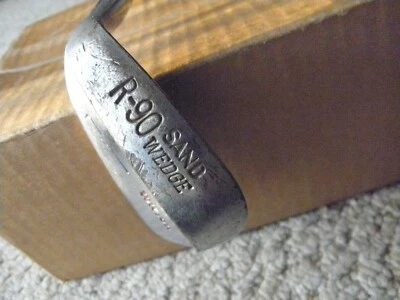 Vintage classic leftt handed regular steel Wilson R90 sand wedge - Image 1 of 4