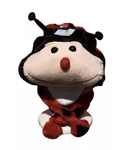 CAPPELLO BERRETTO SCI INVERNALE BERRETTO PELUCHE COCCINELLA COCCINELLA INSETTI INSETTI CREATURE ADULTO CARINO - Foto 1 di 4