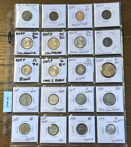 20 pcs Sleeve Mixed USA Foreign World Coins Lot-Estate Lot Sale #EL-103 - Picture 1 of 14