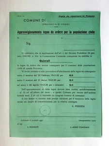 R.S.I. Folleto APROVISIONAMIENTO DE MADERA PARA LA POBLACIÓN CIVIL - Imagen 1 de 2