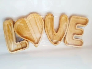 Floral “LOVE” Wooden Decorative Letters, made by hand . Turkey - Picture 1 of 3