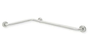 Inside Corner Grab Bar for Shower Bathtub Smooth Grip | 34" x 18" - Picture 1 of 6
