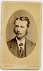 Man With Whiskers  Na Wais  Vintage Cdv Photo By Washburn New Orleans La