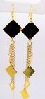 Simply Unique Design Lightweight Gold Plated Long Dangle Fashion Earring #3-40