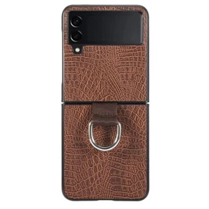 Für Samsung Galaxy Z Flip4 5G Kunstleder / Kunststoff Handy Tasche Etuis Hülle - Photo 1/5