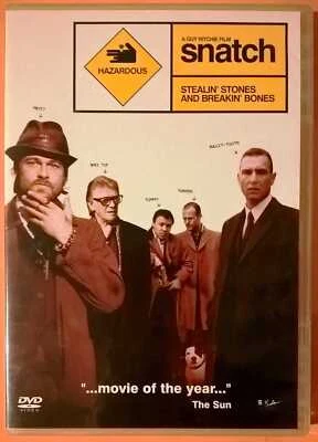 Snatch 2000 DVD Region 2 Comedy Anamorphic Widescreen 1.85:1 Pitt Statham  - Image 1 of 2