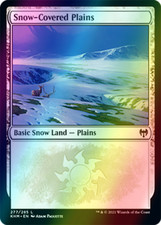 Snow-Covered Plains FOIL 277/285, Kaldheim, MTG, NM/M