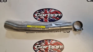 Tubo y abrazadera de escape de acero inoxidable Yamaha FZR 1000 Exup hecho en el Reino Unido T304 - Imagen 1 de 6