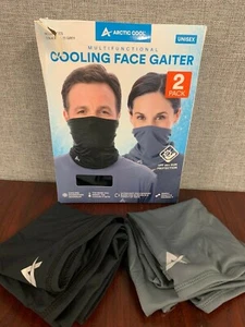 Arctic Cool | Ghetta Viso Raffreddante | Confezione da 2 | Grigio e Nero | Nuova con scatola - Foto 1 di 3