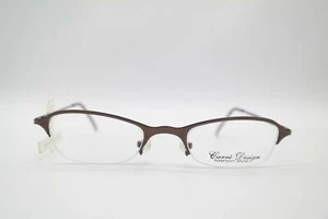 Vintage Square Design RM 2121-3 Bronze Half Rim Glasses Frame NOS - Picture 1 of 6