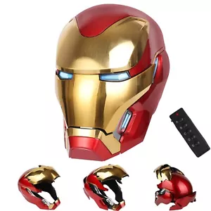 Mechahead 1:1 Iron Man MK50 Helmet Wearable Voice Control Deformed Prop Cosplay - Foto 1 di 13