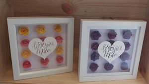 Mothers Day Flower Shadow Box Frame - Picture 1 of 2