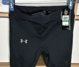 NEW $90 Mens Under Armour Speed pocket compression tights. Large. black - Picture 1 of 5