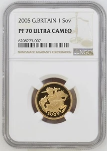 2005 Proof Sovereign PF70 Ultra Cameo - Key Date - Picture 1 of 2