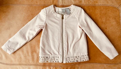 Tahari - Chaqueta de Cuero Rosa (Imitación) - Niña Talla 4T - Nueva sin Etiqueta Foto 1 de 4