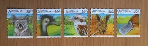 Complete Australia used stamp set: 1986 Australian Animals - Picture 1 of 1