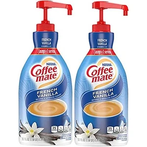 Nestle Coffee mate Coffee Creamer French Vanilla Concentrated Liquid Pump 2 pack - Picture 1 of 11