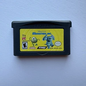 Monsters Inc Nintendo Gameboy Advance Game Cartridge Tested Works - Picture 1 of 2