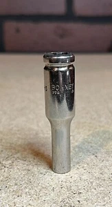 BONNEY TOOLS 5 mm deep 1/4 socket chrome 6 pt MVLH5 - Picture 1 of 5