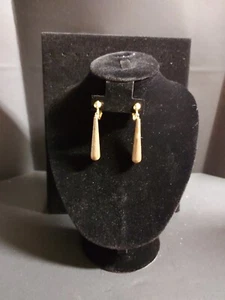 Orecchini pendenti vintage Mcm in legno clip on  - Foto 1 di 9