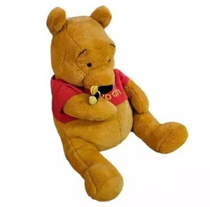 Disney Winnie The Pooh Vintage LARGE JUMBO 36" Plush Stuffed Bear With Bee - Picture 1 of 6