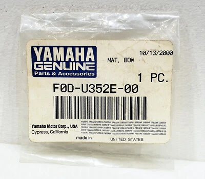 Genuine Yamaha FX140 XLT1200 OEM Gunwale Rivet Black Mushroom Plug F0D-U352E-00 - Image 1 of 4