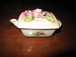 Vintage JAPAN Flowers Floral Teapot - E.P.P. & CO - Picture 1 of 8