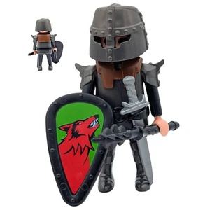 Playmobil figura caballero del lobo con armas medieval castillo - Imagen 1 de 1