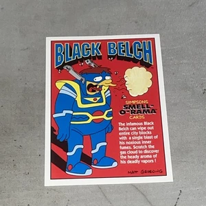 1994 Skybox The Simpsons - Black Belch #B4 Promo Card - Picture 1 of 2