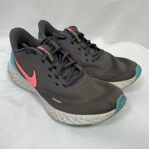 Nike Revolution 5 Running Shoes Gray Pink Blue Sneakers Athletic Women's 11 - Picture 1 of 13