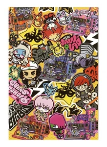 Team Star Collage Postcard STARDUST BESTIES Pokemon Center Japan Original - Picture 1 of 2