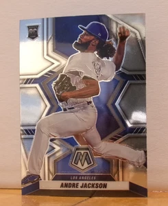 GOOD LOOKING MOSAIC ROOKIE BASEBALL CARD LOS ANGELES DODGERS ANDRE JACKSON - Picture 1 of 2