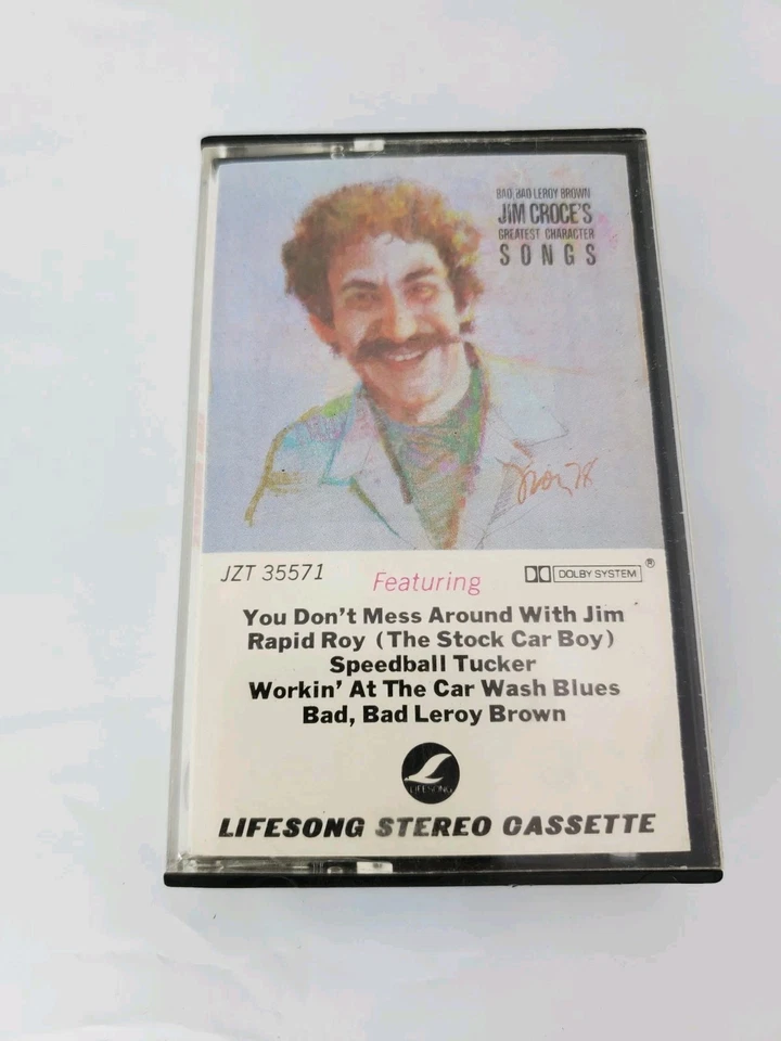 Jim Croce Photographs and Memories Greatest Character Songs Cassette Tape - Rare - Image 1 of 4