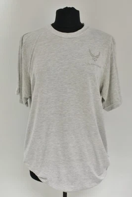AF Air Force PT Physical Fitness T-Shirt - Short Sleeve - XLarge - Gray - New - Image 1 of 2